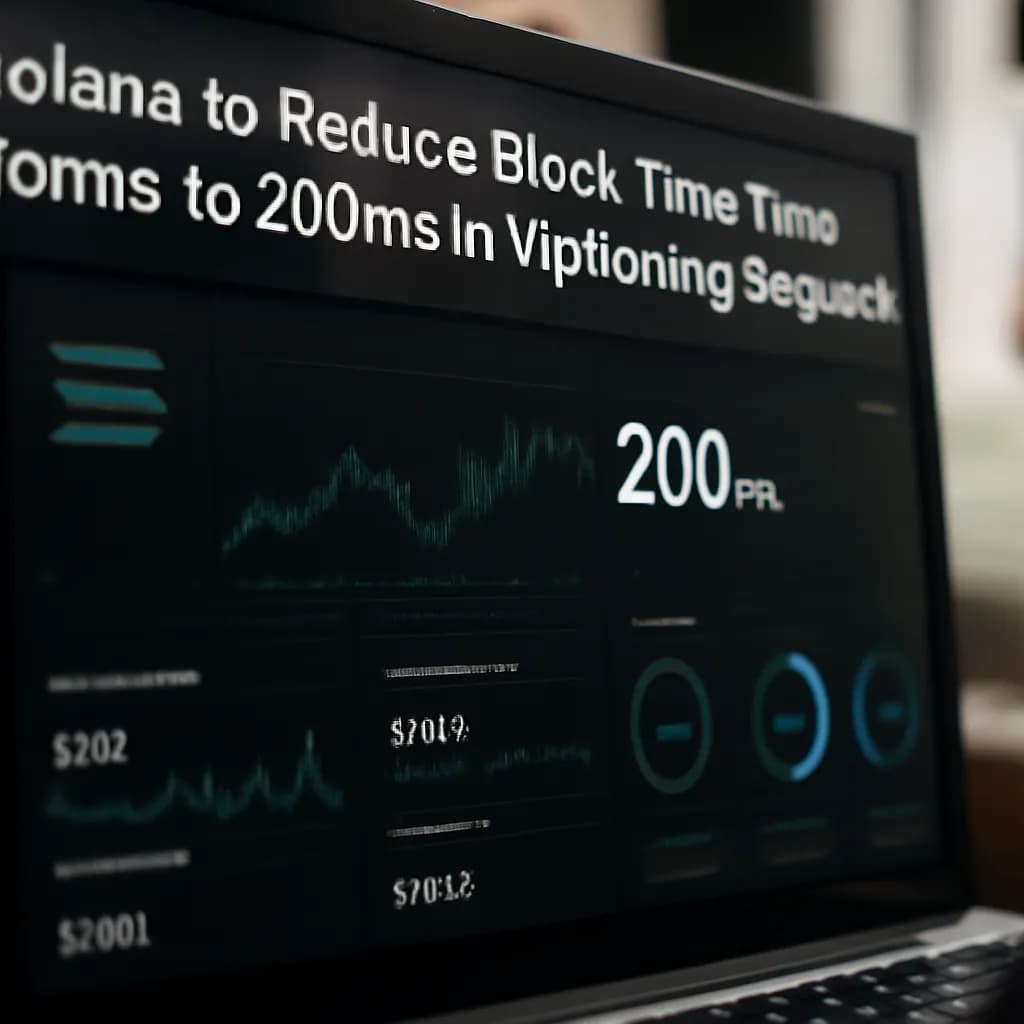 Solana reducirá el tiempo de bloque de 250 ms a 200 ms en próxima actualización